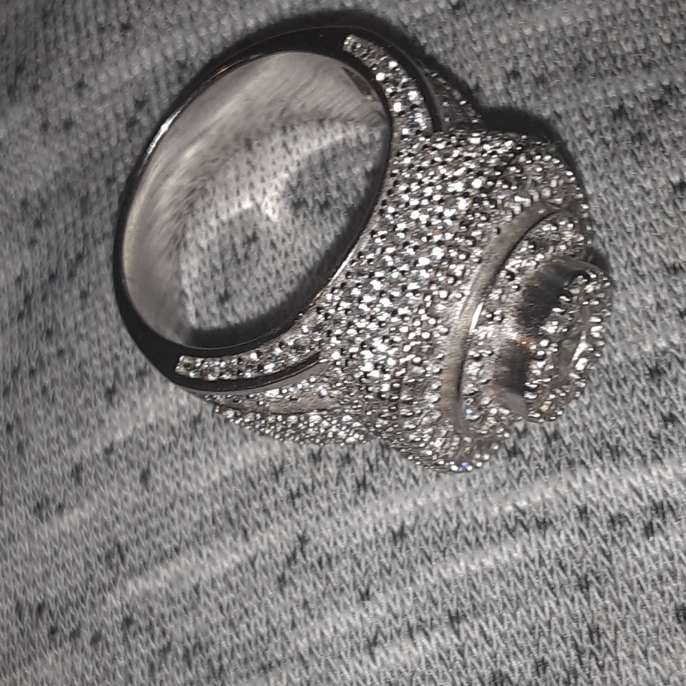 Cuban diamond ring